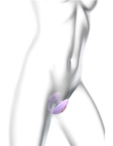 Double stimulateur Wonderlover mauve - Love to Love