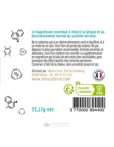 Magnésium - gélules - Natura Force