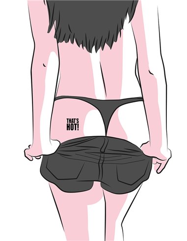 10 tatouages temporaires Kinky Collection - Secret Play