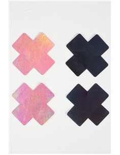 Cache-tétons croix Wow Boobs - Secret Play 2