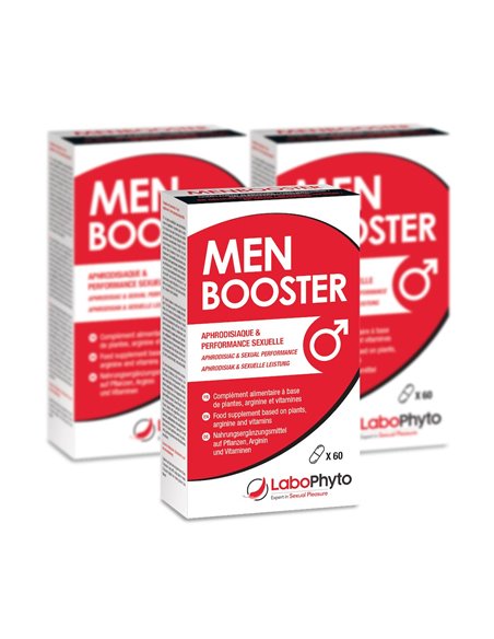 Pack Libido & Erection Homme - 3 mois - Men Booster