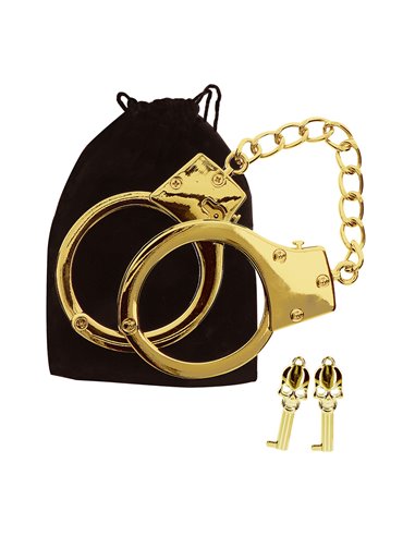 Menottes BDSM plaquées or - Taboom