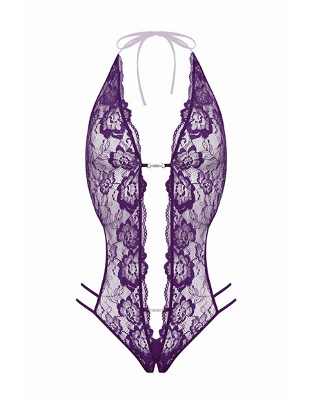 Body string ouvert Renee violet - Christine