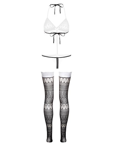 Ensemble body ouvert Izabella - Christine