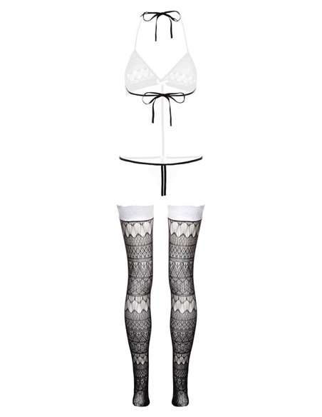 Ensemble body ouvert Izabella - Christine