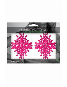 Cache-tétons fashion rose phosphorescent - Glow 2