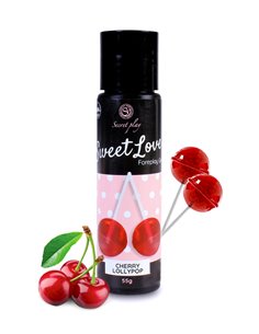 Lubrifiant comestible sucette à la cerise -  60 ml 2
