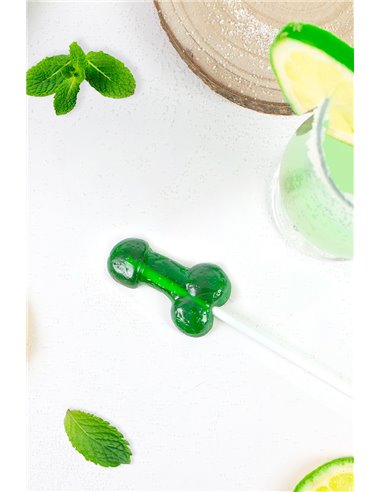 Sucette pénis Mojito avec alcool