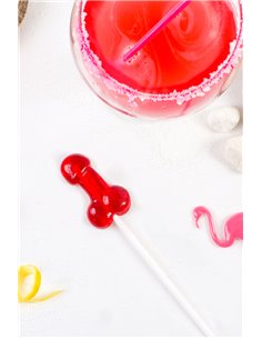 Sucette pénis daiquiri fraise avec alcool 2