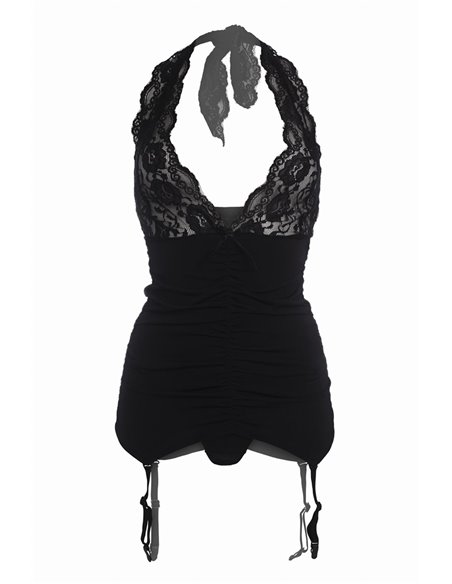 Ensemble guépière et string Catchy Cabaret - Christine