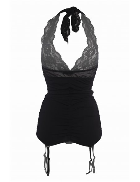 Ensemble guépière et string Catchy Cabaret - Christine