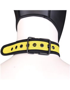 Collier puppy en néoprène Jaune 2