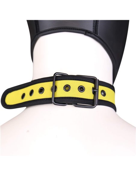 Collier puppy en néoprène Jaune