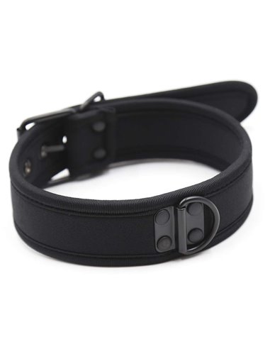 Collier puppy en néoprène Noir