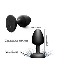 Plug anal vibrant télécommandé Geisha Plug Infinite L - Dorcel 2