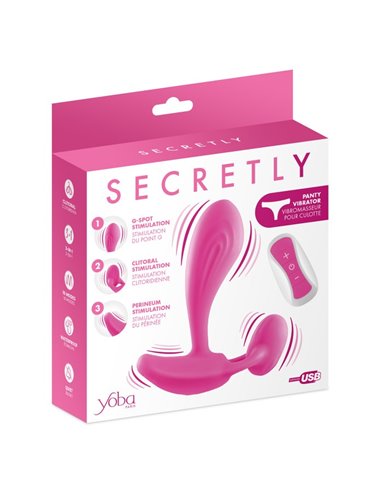 Vibromasseur pour Culotte - 3 en 1 - Secretly