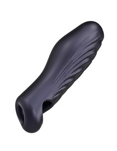 Gaine de pénis 3 en 1 Ryzer Black Plum - Man Wan