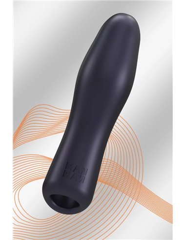 Gaine de pénis 3 en 1 Ryzer Black Plum - Man Wan