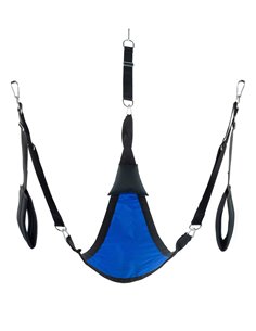 Sling en tissu Triangle - Set complet Bleu