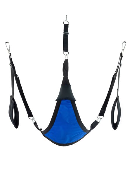 Sling en tissu Triangle - Set complet Bleu