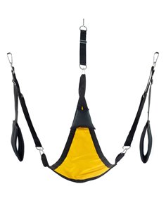 Sling en tissu Triangle - Set complet Jaune