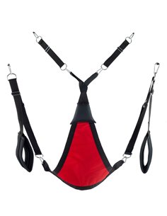 Sling en tissu Triangle - Set complet Rouge 2
