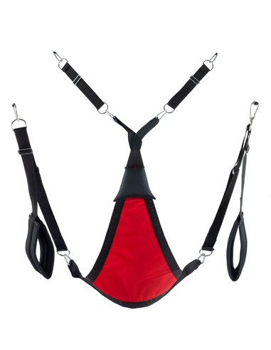 Sling en tissu Triangle - Set complet Rouge