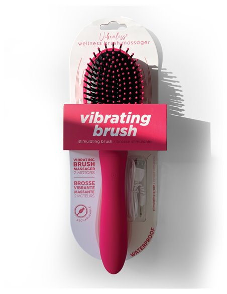 Brosse à Cheveux Vibrante - Vibraliss - Rose