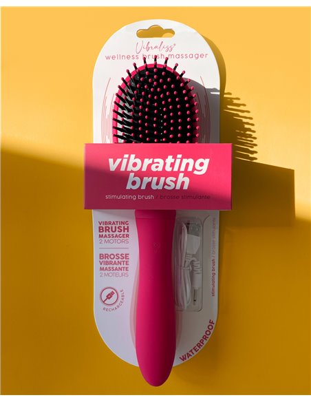 Brosse à Cheveux Vibrante - Vibraliss - Rose