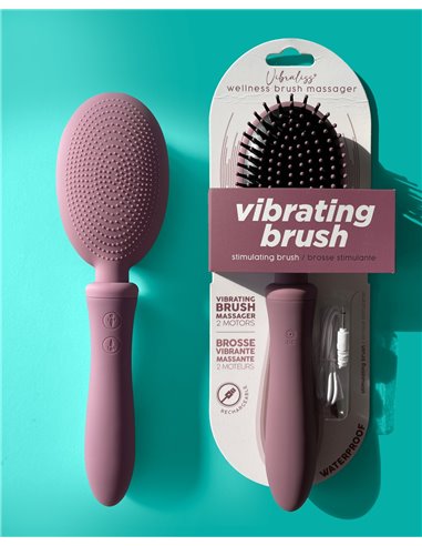 Brosse à Cheveux Vibrante - Vibraliss - Rose Poudré