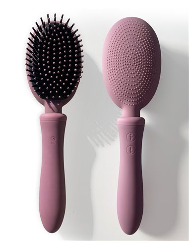 Brosse à Cheveux Vibrante - Vibraliss - Rose Poudré