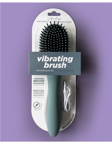 Brosse à Cheveux Vibrante - Vibraliss - Bleu/Gris