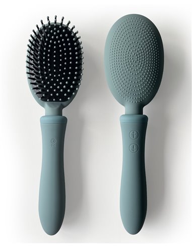 Brosse à Cheveux Vibrante - Vibraliss - Bleu/Gris