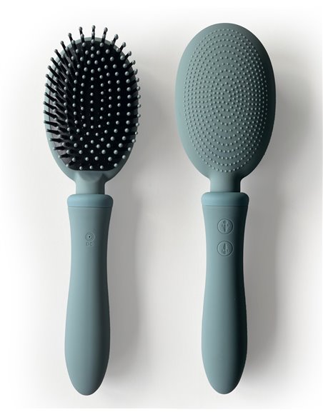 Brosse à Cheveux Vibrante - Vibraliss - Bleu/Gris