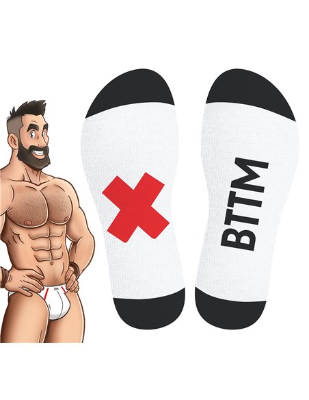 Chaussettes blanches Bttm SneakXX