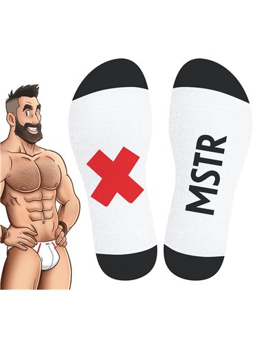 Chaussettes blanches Mstr SneakXX