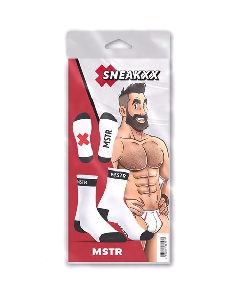 Chaussettes blanches Mstr SneakXX