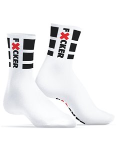 Chaussettes blanches Fucker SneakXX