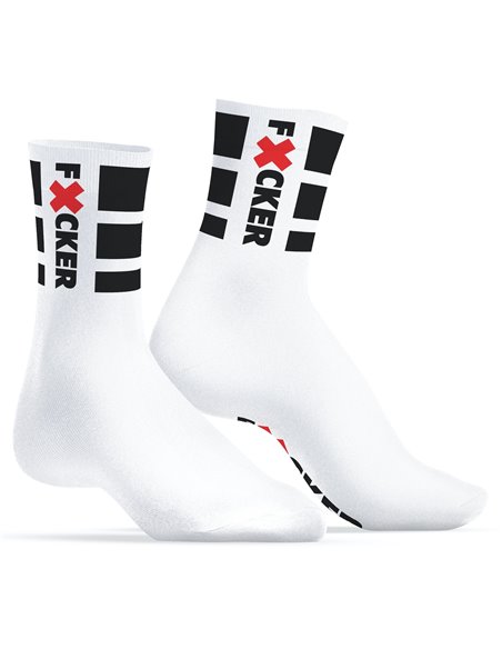 Chaussettes blanches Fucker SneakXX