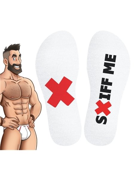 Chaussettes blanches Sniff Me SneakXX