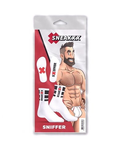 Chaussettes blanches Sniffer SneakXX