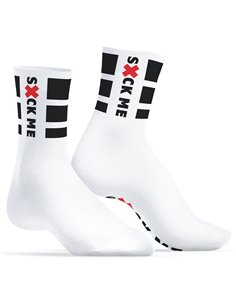 Chaussettes blanches Suck Me SneakXX