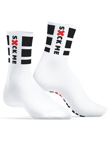 Chaussettes blanches Suck Me SneakXX