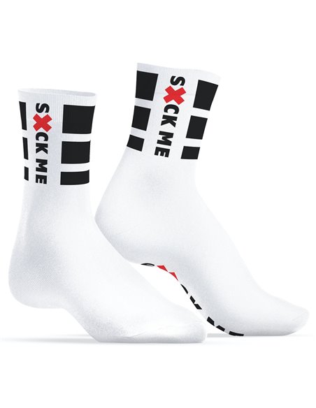 Chaussettes blanches Suck Me SneakXX