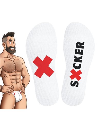 Chaussettes blanches Sucker SneakXX