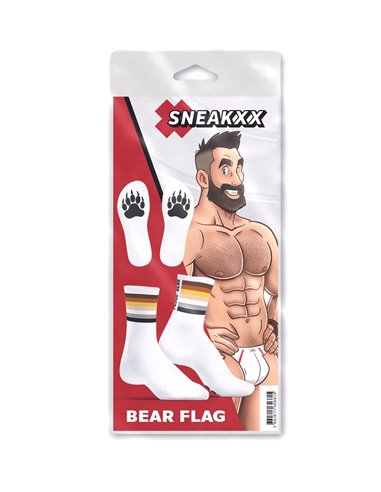 Chaussettes blanches Proud Bear SneakXX
