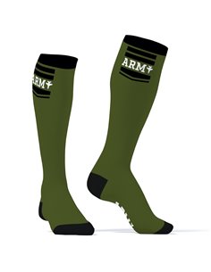 Chaussettes Hautes Hanky Army SneakXX Vertes
