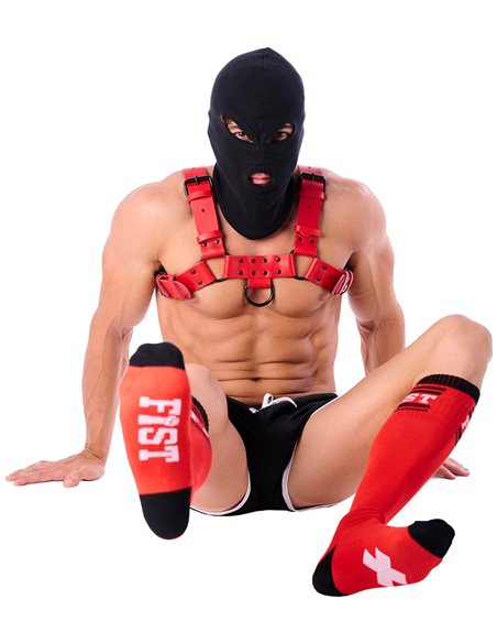 Chaussettes Hautes HANKY FIST SneakXX Rouge