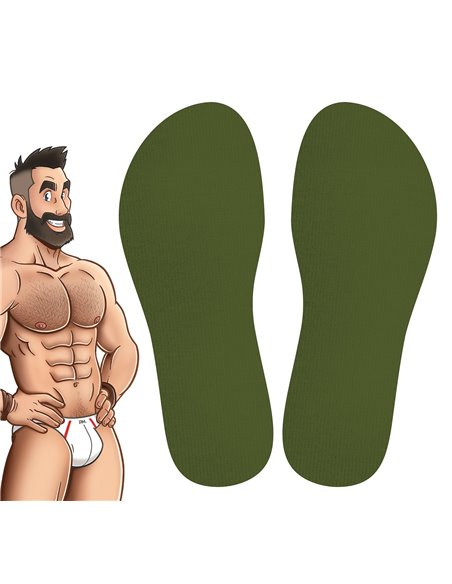 Chaussettes Hautes COLORS SneakXX Vert Kaki