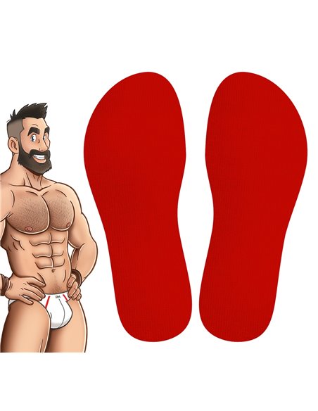 Chaussettes Hautes COLORS SneakXX Rouges